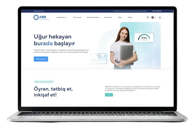 ABB Tech Akademiyası haqqında daha ətraflı məlumat almaq üçün vebsaytımıza keçid edə bilərsiniz!